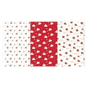 SLYNSHome Clearance - 6 Sheet - Valentine's Day Wrapping Paper for Gifts Boxes Decoration - 19.6x25.7 inch - Tissue Papers with Printing for Flower,Gift Box Decor